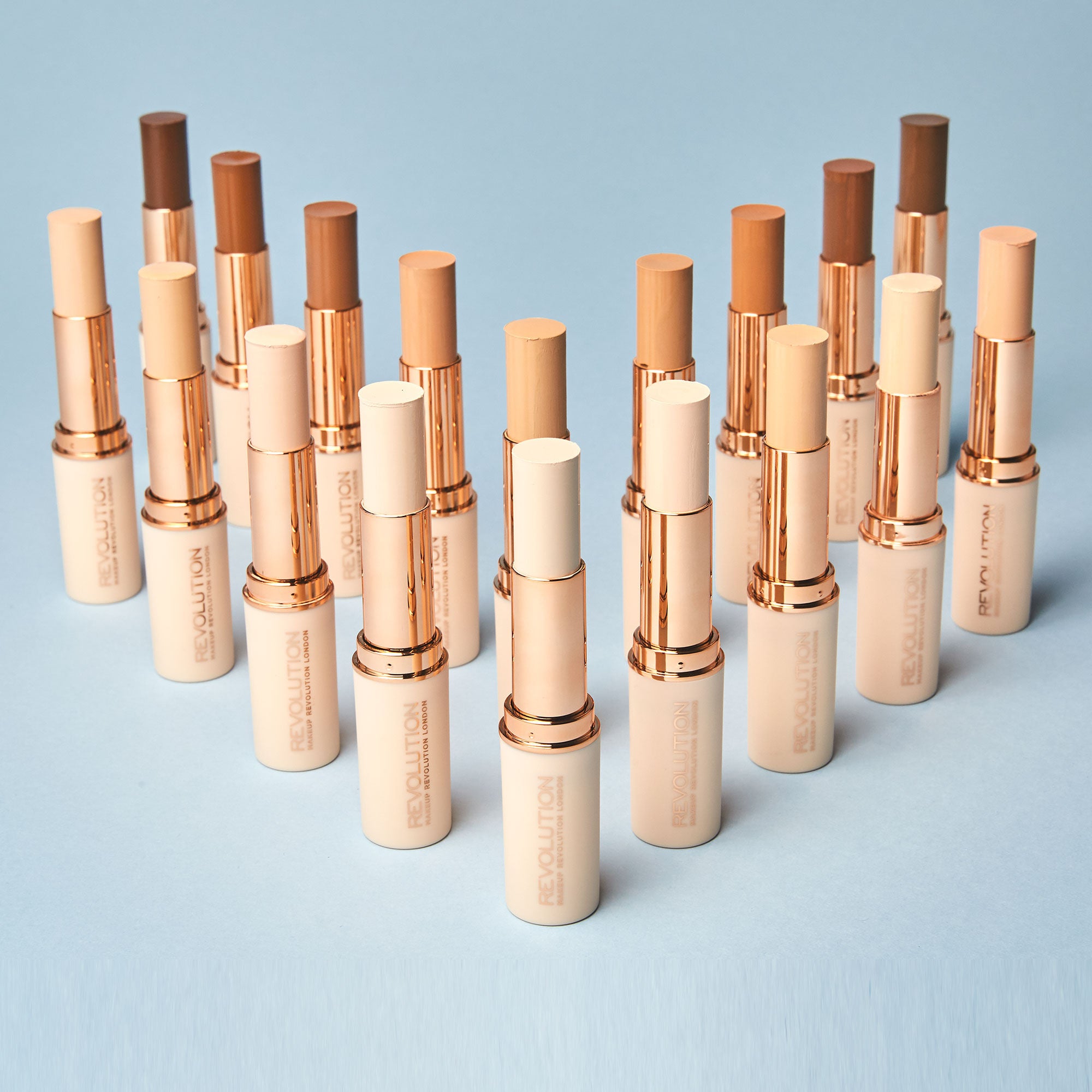 Revolution Fast Base Foundation Sticks - Contour, Highlight