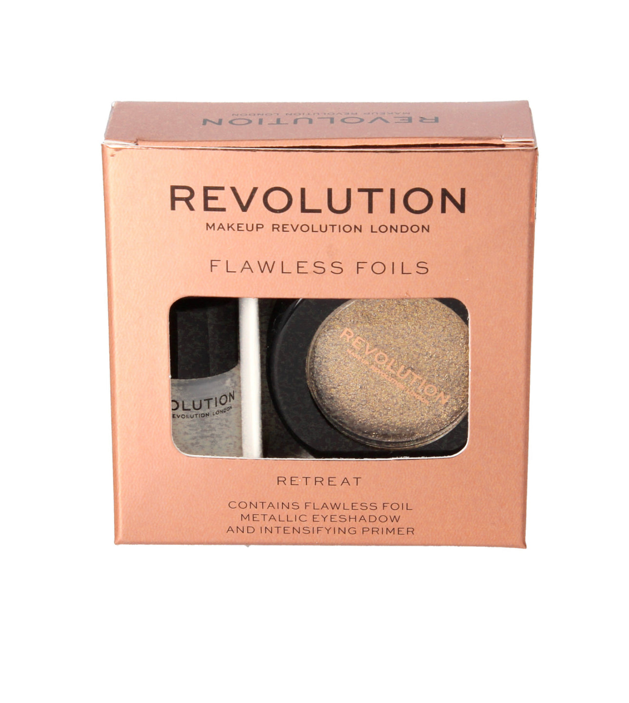 Revolution Flawless Foils-Retreat Eyeshadow and Primer