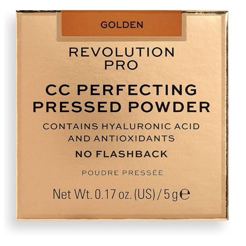 Revolution Pro CC Perfecting Pressed Powder Golden Flawless Makeup