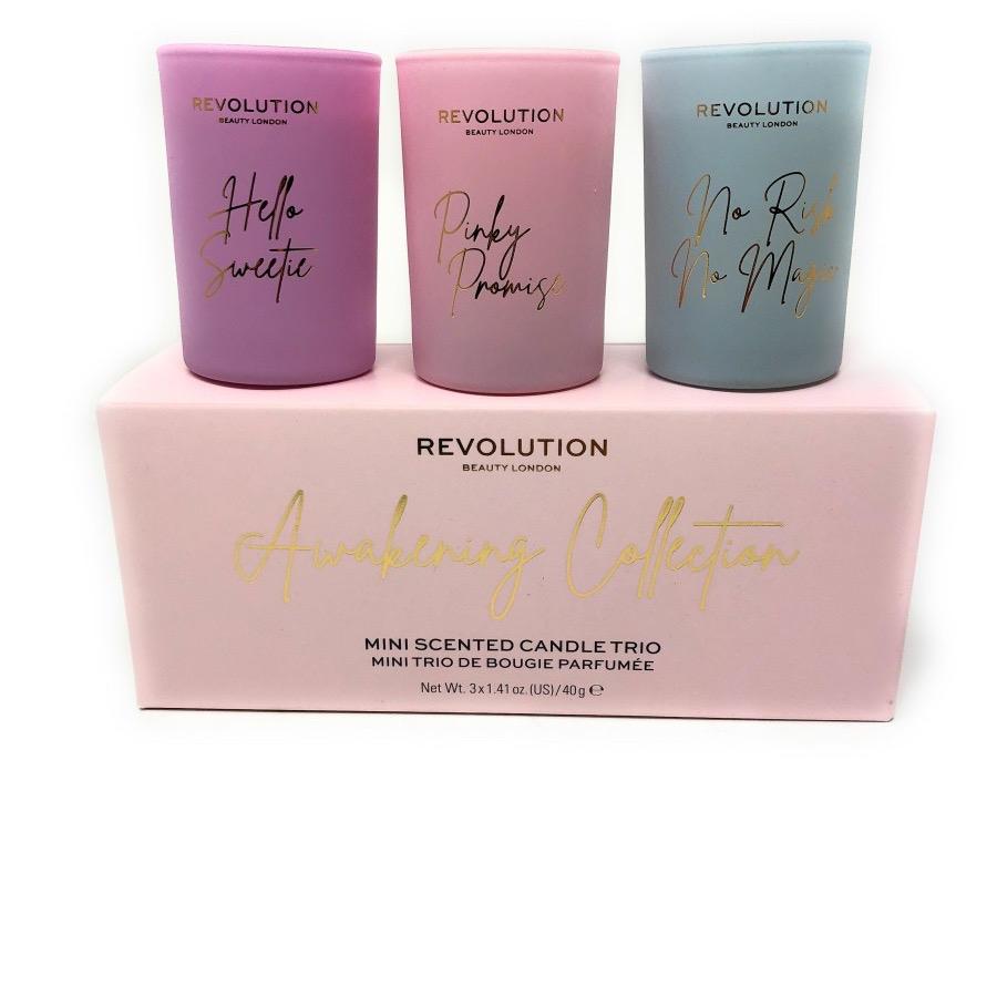 Revolution Awakening Collection Mini Trio Candles - Home Decor Ornaments