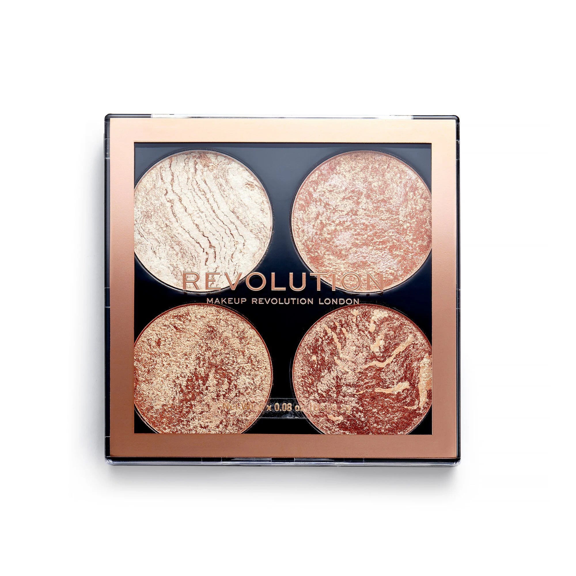 Makeup Revolution Cheek Kit, Don't Hold Back Bronze and Highlight Palette