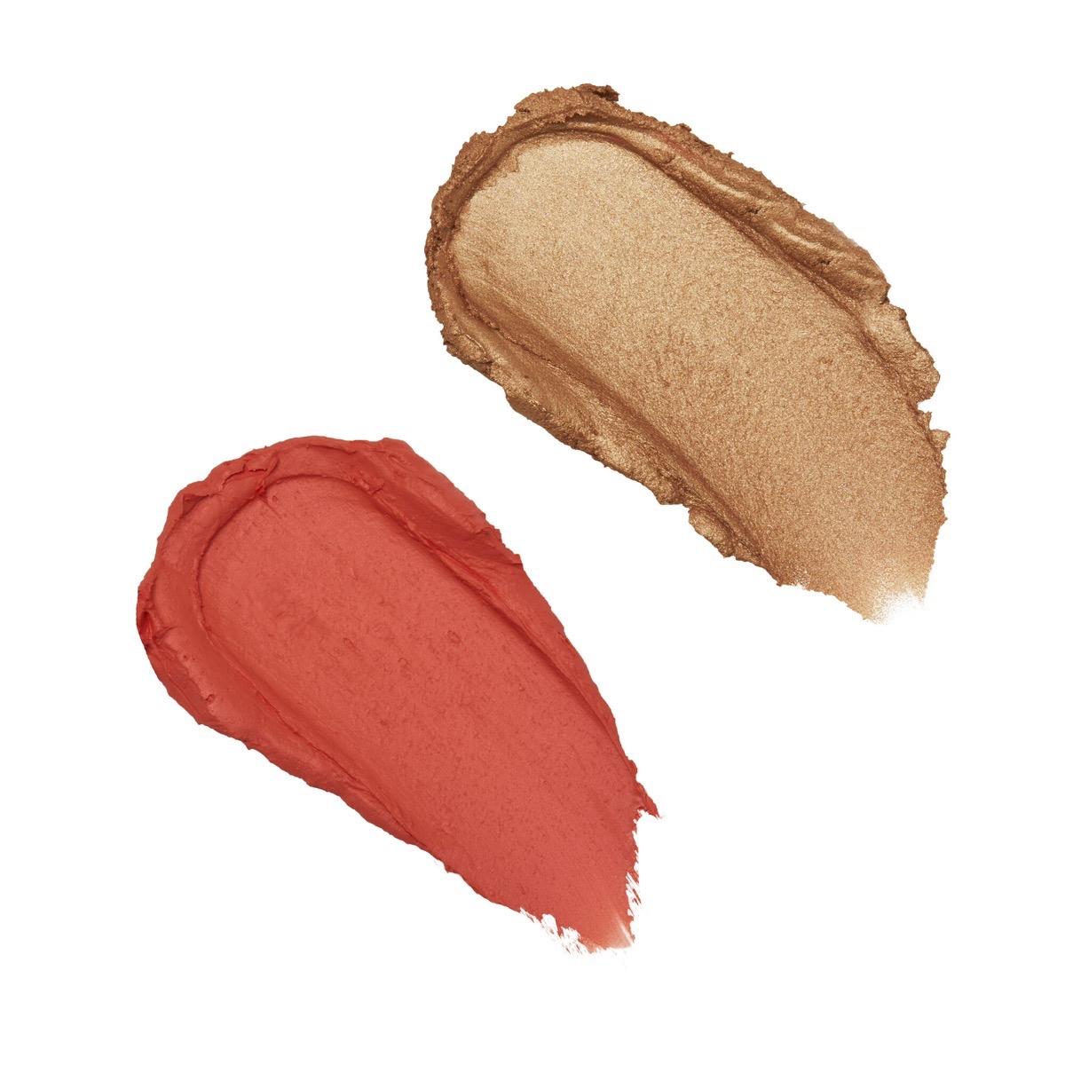 Make Up Revolution Blush & Highlight Stick - Coral Dew and Golden Shine