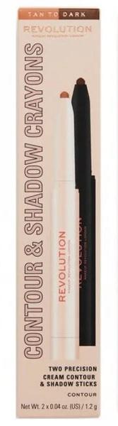 Revolution Contour & Shadow Crayons Tan to Dark