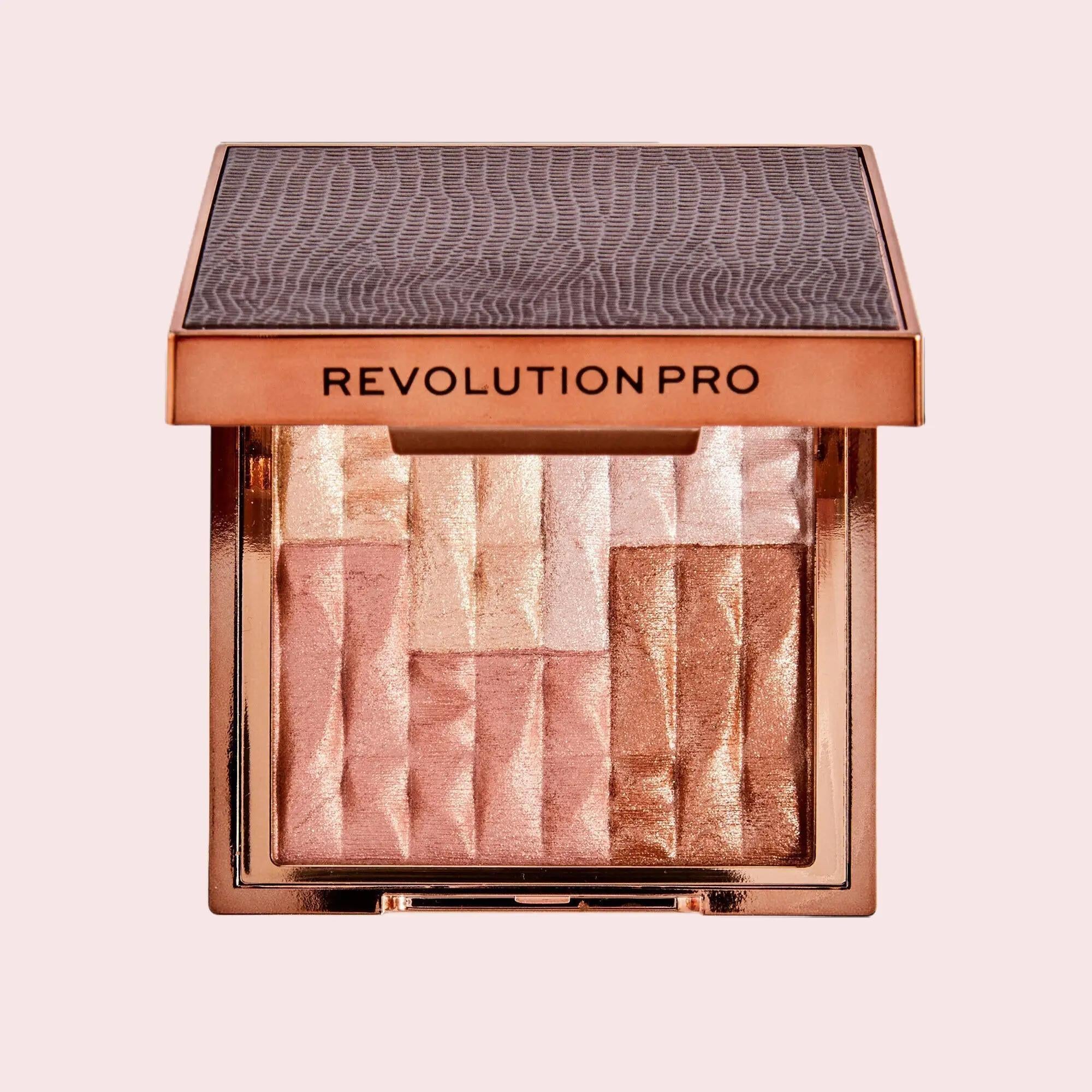 Revolution Pro Goddess Glow Shimmer Brick Bronzer Afterglow - ECM London