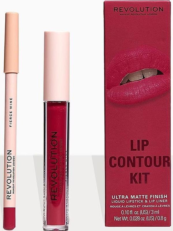 Revolution Lip Contour Kit Fierce Wine