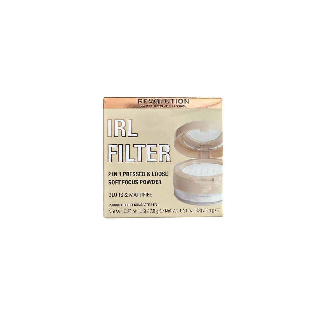 Makeup Revolution IRL Soft Focus 2 in 1 Powder Translucent - Cosmetic